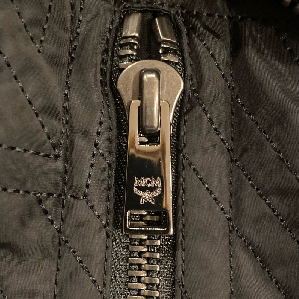 MCM Christopher Raeburn Collab Unisex Med Quilted Black Bomber Jacket ret $1120 - Picture 7 of 14